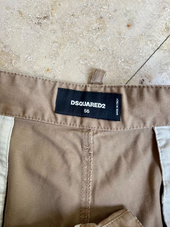 Dsquared2 Kurze Hose Chino Beige Größe IT 56 Neu in Friedrichshafen