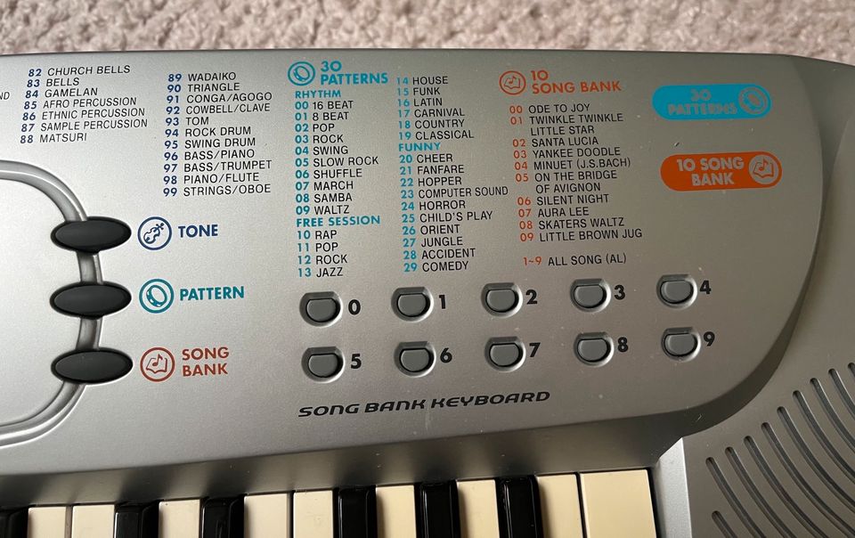 Klavier (Keyboard) von Casio abzugeben in Laage