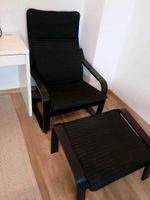 2x Ikea Sessel mit jeweils Fußteil schwarz/braun Essen - Rüttenscheid Vorschau