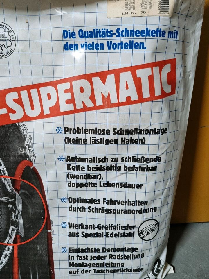 Schneeketten TS Supermatic u.a. 205/50 R16 + 13,14,15,16 Zoll in Weyhe