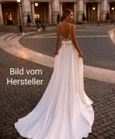 Brautkleid, elegant schlicht, Schleife am Rücken, Gr.38 / S Baden-Württemberg - Deggingen Vorschau