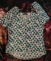 Aniston Bluse, Shirt aus Viskose, Gr. 40, Grün + Weiß Gröpelingen - Lindenhof Vorschau