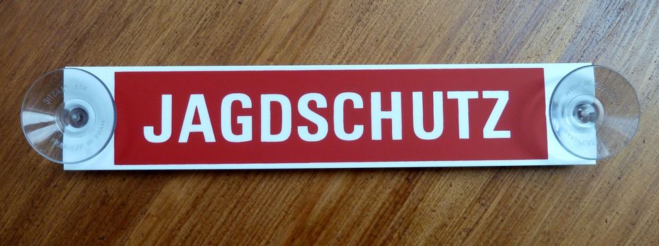 Jagdschutzschild - Jagd - Jagdaufseher – Autoschild in Köln