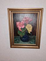 REDUZIERT ---Ölbild 1949 - Blumenstrauss in Vase Niedersachsen - Winsen (Aller) Vorschau