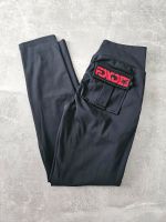 Foxed Cargo Leggings ☆ 3-Pocket Hose ☆ schwarz/rot ☆ S ☆ Niedersachsen - Bad Zwischenahn Vorschau