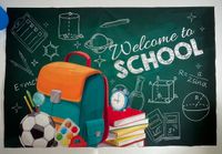 Wandbanner Einschulung “Welcome to School” 180 x 120 cm Wandsbek - Hamburg Farmsen-Berne Vorschau