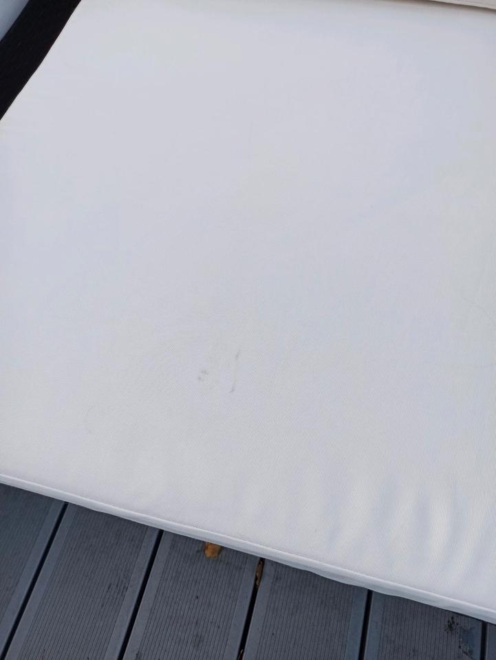 Anthrazit Polyrattan Luxus Gartenlounge XXL mit Gebrauchsspuren in Burgwedel