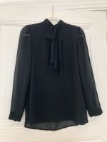 Schwarze Bluse mit Schleife Semitransparent von Zara Pankow - Prenzlauer Berg Vorschau