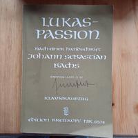 J.S.Bach: LUKAS-PASSION, Klavierauszug Niedersachsen - Holzminden Vorschau