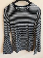 edc by Esprit gestreiftes Langarmshirt mit Trompetenärmeln Gr. S Kr. München - Unterföhring Vorschau