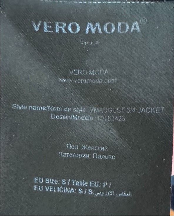 Vero Moda Mantel - blau - Größe S in Bergheim