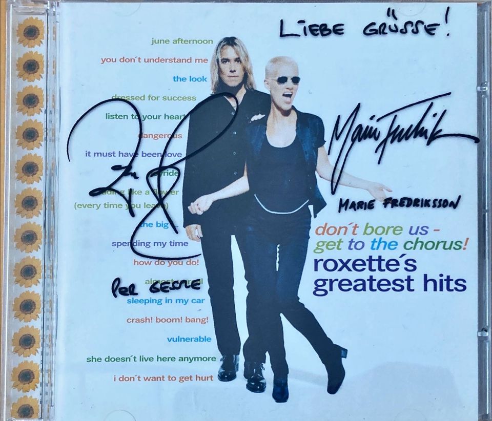 Roxette's Greatest Hits - CD mit Autogrammen in Gröbenzell