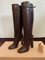 PRADA hohe STIEFEL THE KNEE 39,5(40) LEDER Ziegenleder 1298€ OVP Bayern - Krün Vorschau