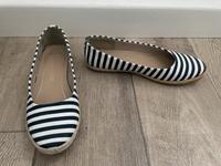 Marco Tozzi Ballerina Espadrilles Schuhe Damen 37 blau gestreift Sachsen - Treuen Vorschau