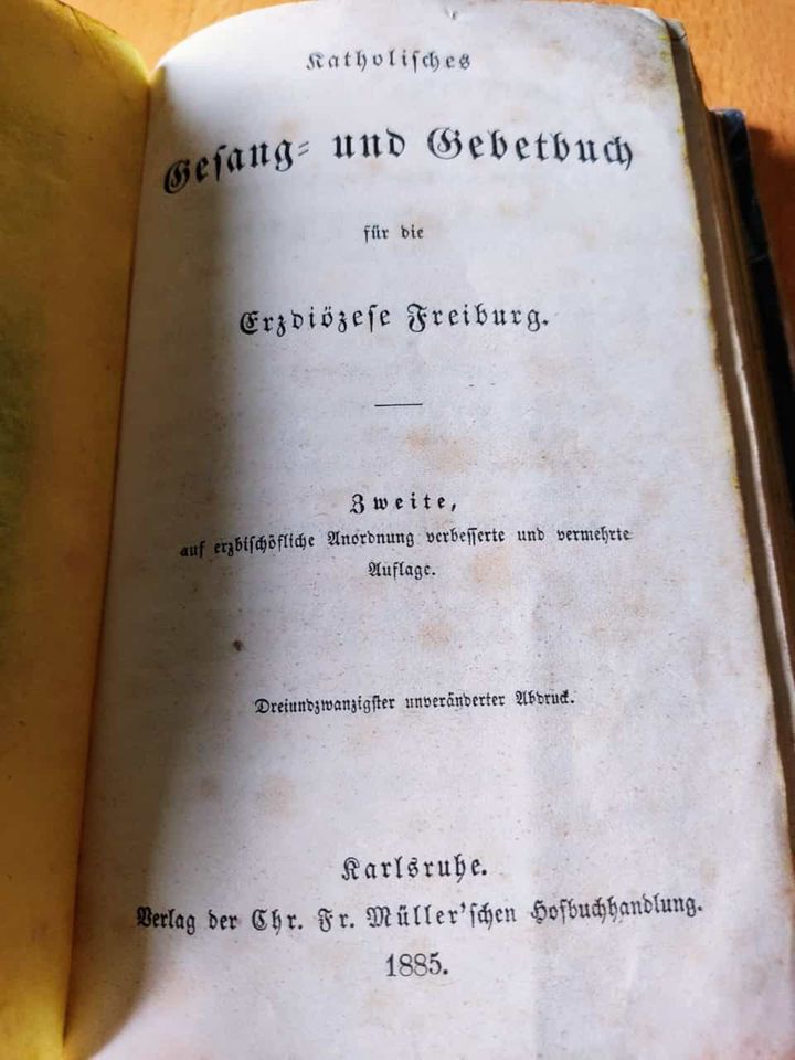 Gesangbuch in Dettelbach