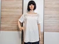 Schönes T-Shirt in weiß mit Spitze vorne von C&A Berlin - Hellersdorf Vorschau