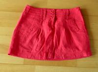 wunderschöner kurzer roter Rock von Vero Moda Größe L mit Leinen Kr. München - Neubiberg Vorschau