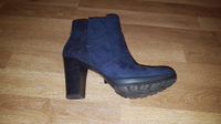 Stiefeletten Damen Größe 40 Pascottini blau Wildleder Bayern - Tittmoning Vorschau