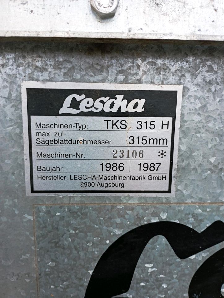 Tischkreissäge 230Volt 315er Blatt in Wetter (Hessen)