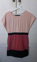 Hübsches Zara Kleid Sommerkleid XS/34 rosa schwarz pink beere Sachsen - Lengenfeld Vogtland Vorschau