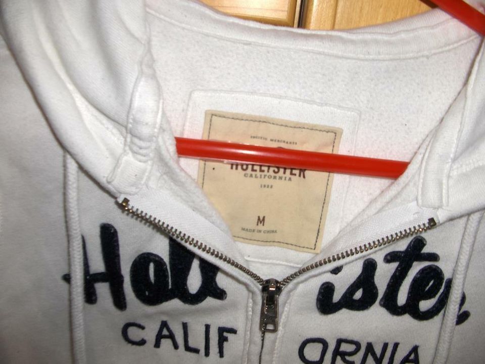 Hollister Weste Sweatjacke Gr. M inkl. Versand in Brücken (bei Birkenfeld)