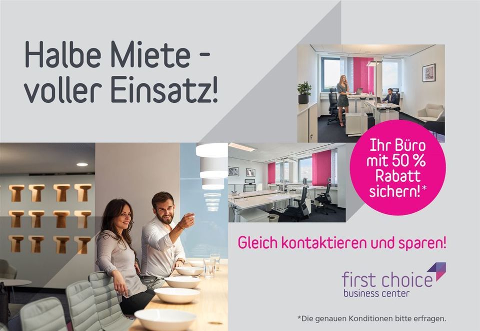 Erstklassiges Büro in begehrter Lage, Pauschalmiete, Servicepaket inkl., ab 1 Monat in Wiesbaden