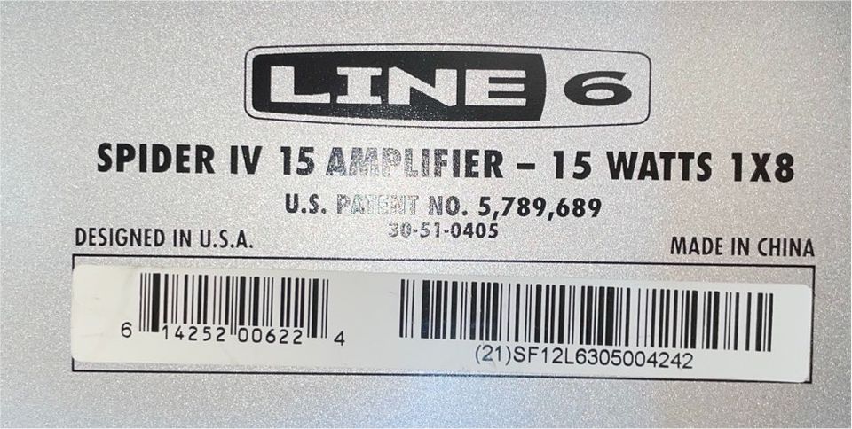 Line 6 Spider 15 Amplifier Verstärker für Einsteiger in Steinfurt
