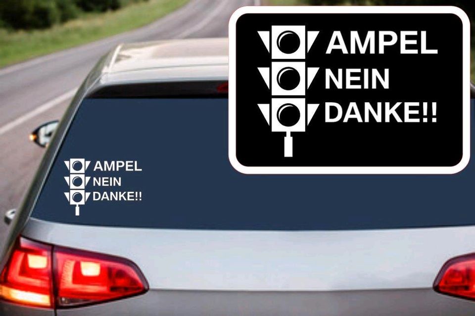 Ampel Regierung Aufkleber