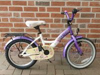 Bikestar Mädchen Fahrrad 16 Zoll weiß lila Herzogtum Lauenburg - Groß Grönau Vorschau