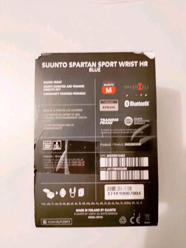 Suunto Spartan Sport HR Wrist blau in Alzey