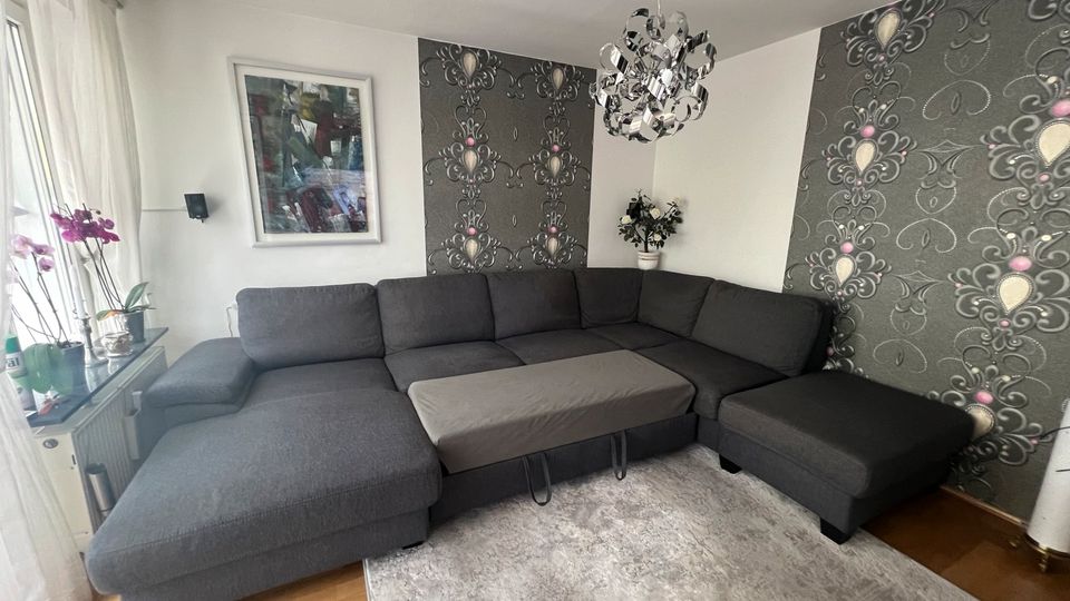 Couch mit Schlaffunktion/Wohnlandschaft in München