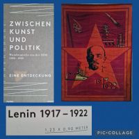 Wandteppich "Lenin 1917-1922", DDR Halbmond Teppich Politik Sachsen - Schneeberg Vorschau