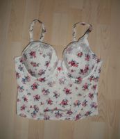 Korsage-Bustier Weiß mit Blumen und Spitze v. H&M Gr.42 Berlin - Reinickendorf Vorschau