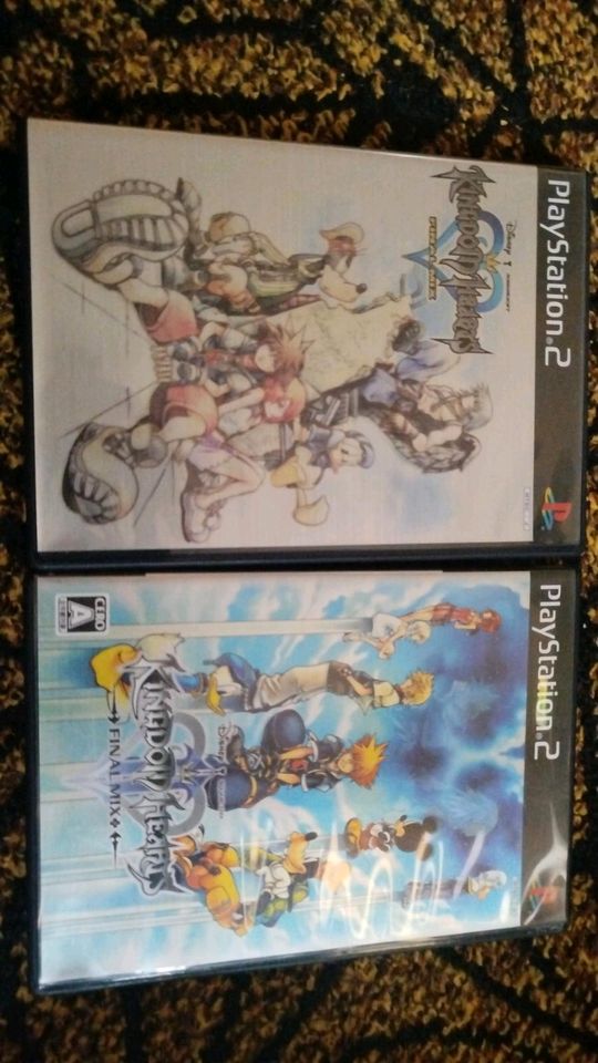 Kingdom Hearts 1 + 2 final mix japanische Version ps2 in Dorsten