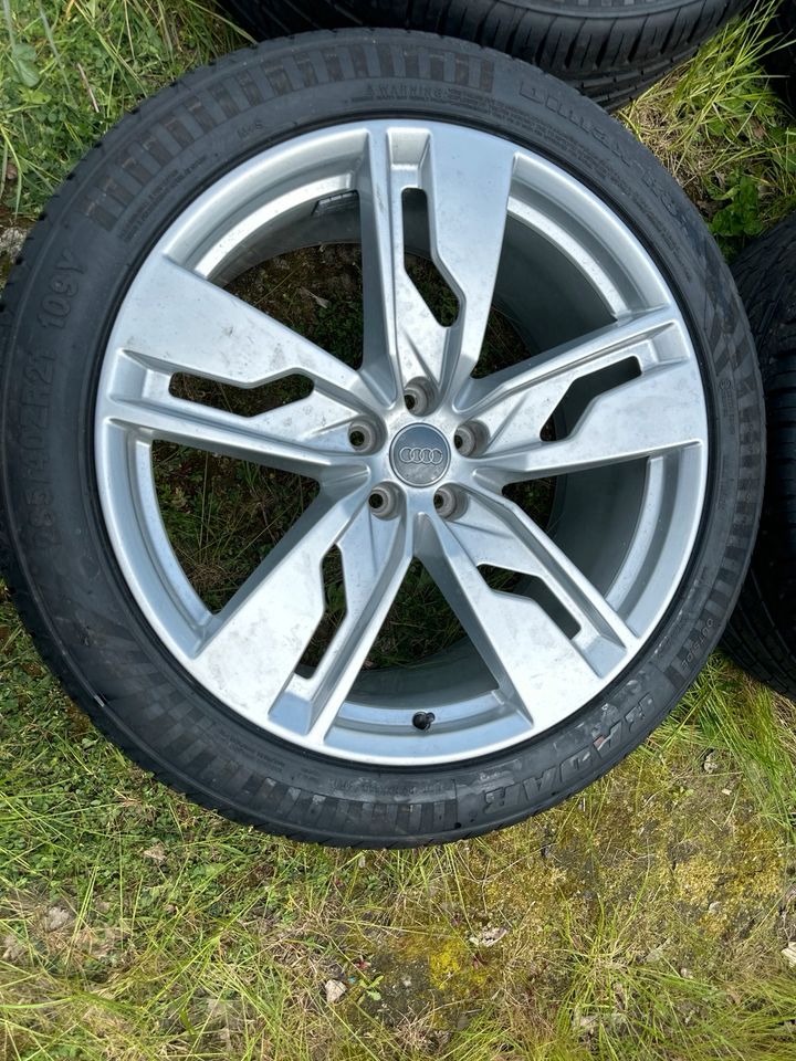 21“Zoll Original Audi Q7 Sq7 Sommerräder 285/40ZR21 109Y Neuwer in Adendorf