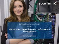 Werkstudent (m/w/d) Product Information Management | Zusmarshause Bayern - Zusmarshausen Vorschau