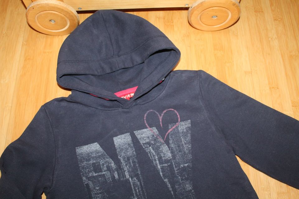 Review ღ Hoodie ღ Gr. 164/170 ღ Kapuzenpullover ღ New York ღ in Schmelz