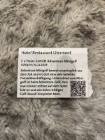 Hotel Restaurant Litermont Adventure Minigolf Golf Eintrittskarte Saarland - Saarlouis Vorschau