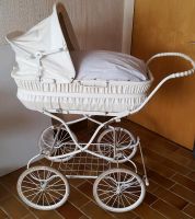 Kinderwagen 1988 weiß Kunstleder Nordrhein-Westfalen - Nordkirchen Vorschau