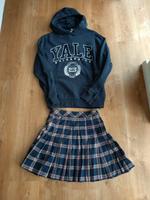 Faltenrock blau kariert Gr. 34 H&M Niedersachsen - Apen Vorschau