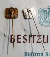 Historische Anstecknadeln VdK Gold und Silber mit Urkunde Ludwigsvorstadt-Isarvorstadt - Isarvorstadt Vorschau