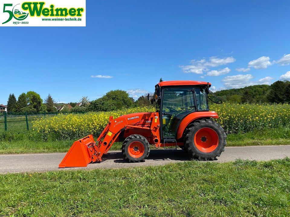 KUBOTA L 1421 HRNT Allradtraktor Kabine Frontlader #147555 in Lollar