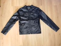 H&M Kunst Leder Biker Jacke schwarz, 158, sehr guter Zustand! Hessen - Leun Vorschau