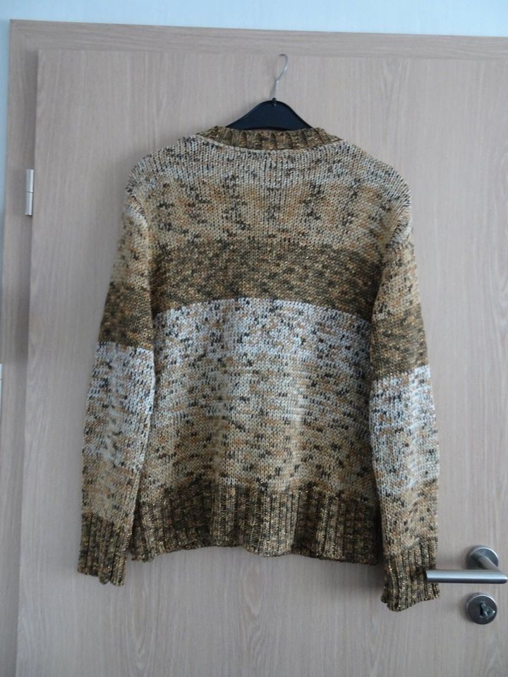 Braun-goldener StrickPullover von Chicc, Gr. XXL in Langenzenn