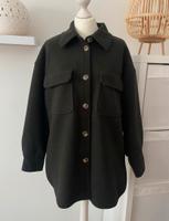 H&M Fleece Hemd Jacke dunkelgrün Größe M NEU Bayern - Rödental Vorschau