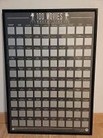 100 Movies Bucket List Poster mit Bilderrahmen Nürnberg (Mittelfr) - Südoststadt Vorschau