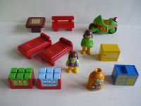 Playmobil 1.2.3 / Für Puppenhaus / MÖBEL / FIGUREN / + MOTORRAD Bayern - Schweinfurt Vorschau