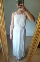 True vintage cottage maxi kleid hippie Rückenfrei boho Stickerei Bayern - Buchenberg Vorschau