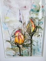 Gemälde Aquarelle Bild Mutter Tag Rosen Hessen - Bürstadt Vorschau