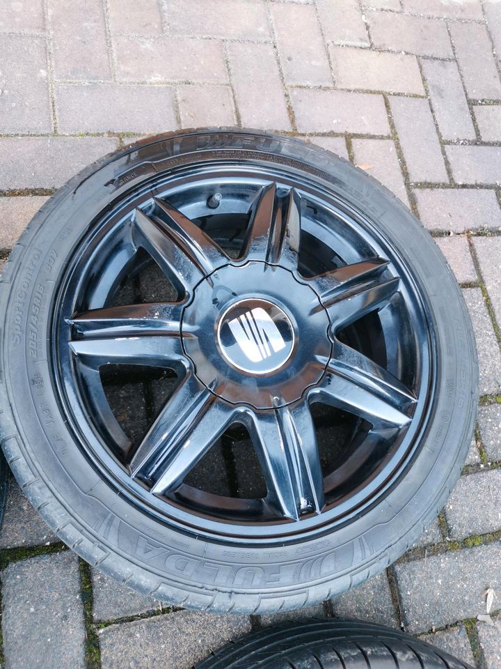 Sommerräder Alufelgen Seat Leon 6,5x16 5x112 in Billigheim